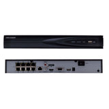 Hikvision EKI-K82T46 Hybrid Light Kit 8 Channel NVR W/ 2TB HDD, 6x 4MP Outdoor IP Cameras (Renewed)