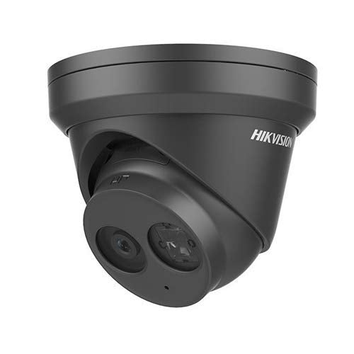 HIKVISION DS-2CD2343G0-IB 4mm Outdoor Network Turret Camera, 4MP, 2688x1520@30fps, IP67 (Black) (Renewed)